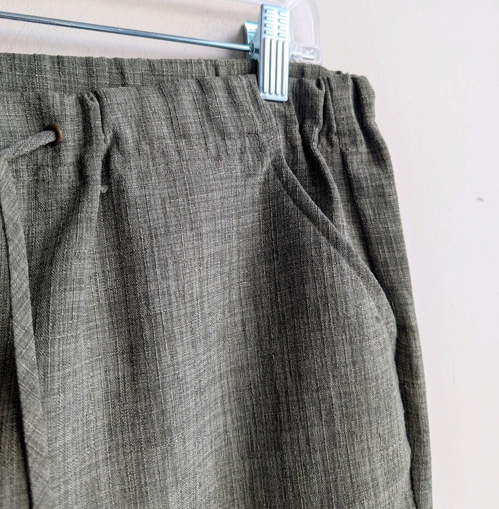 Denver Hayes Wide Leg Drawstring Waist Pants - Picture 2 of 4